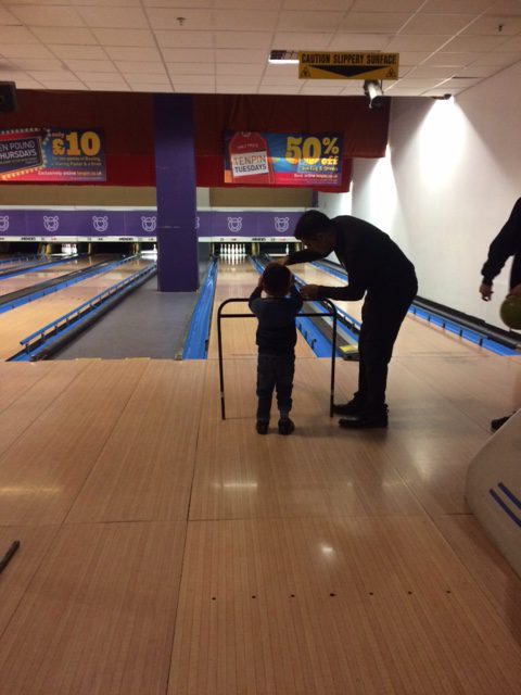 Bowling activities for foster children with Ikon Fostering of Walsall, West Midlands, UK
